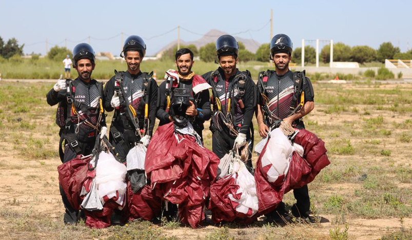 Qatar Parachute Jump Team